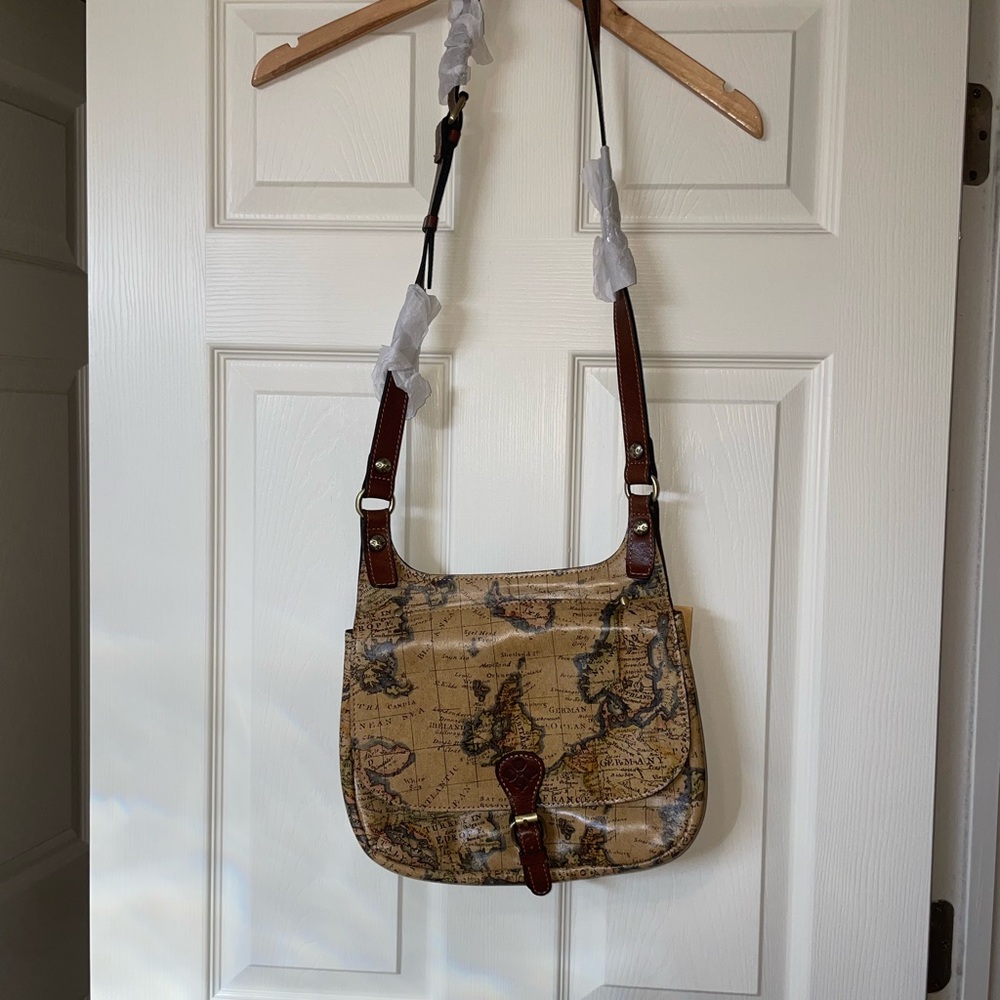 Patricia Nash Leather Map Purse New